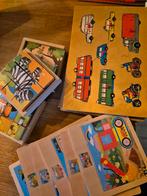 Houten Puzzels voor Kinderen, 2 tot 4 jaar, Gebruikt, Van hout, Meer dan 50 stukjes