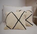 Nieuwe Marokkaanse handgemaakte kussenhoesjes crème, Ophalen of Verzenden, Nieuw