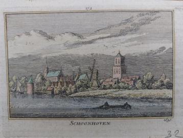 172 / Schoonhoven Gekleurde gravure van A. Rademaker beschikbaar voor biedingen