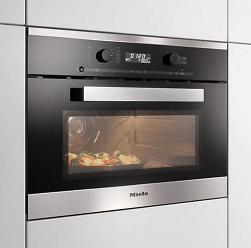 Miele magnetron met gril functie, Witgoed en Apparatuur, Ovens, Zo goed als nieuw, Oven, Minder dan 45 cm, 45 tot 60 cm, Stoom