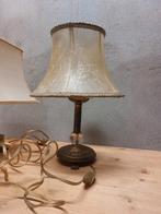 Vintage Tafellampen Set - Messing, Onyx, Glas, Antiek en Kunst, Ophalen of Verzenden