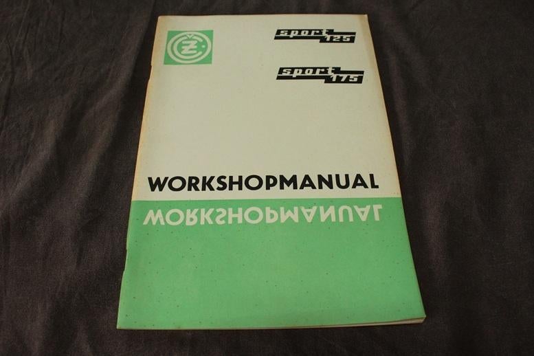 CZ 125 sport 175 sport 1971 motor workshop manual 467 477, Motoren, Ophalen of Verzenden, Overige merken