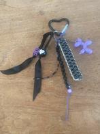 Bagcharm - tas sieraad Black/ Purple, nieuw, Ophalen of Verzenden, Nieuw, Overige typen