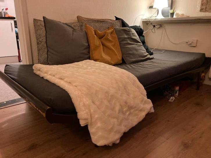 Auping Cleopatra Slaapbank Sofabed - 90x200, Huis en Inrichting, Slaapkamer | Slaapbanken, Gebruikt, 90 cm, 200 cm, Eenpersoons