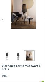 Barzio lampen set zwart en vloerlamp en 2 tafellampen, Ophalen of Verzenden, Zo goed als nieuw, Metaal, Minder dan 100 cm