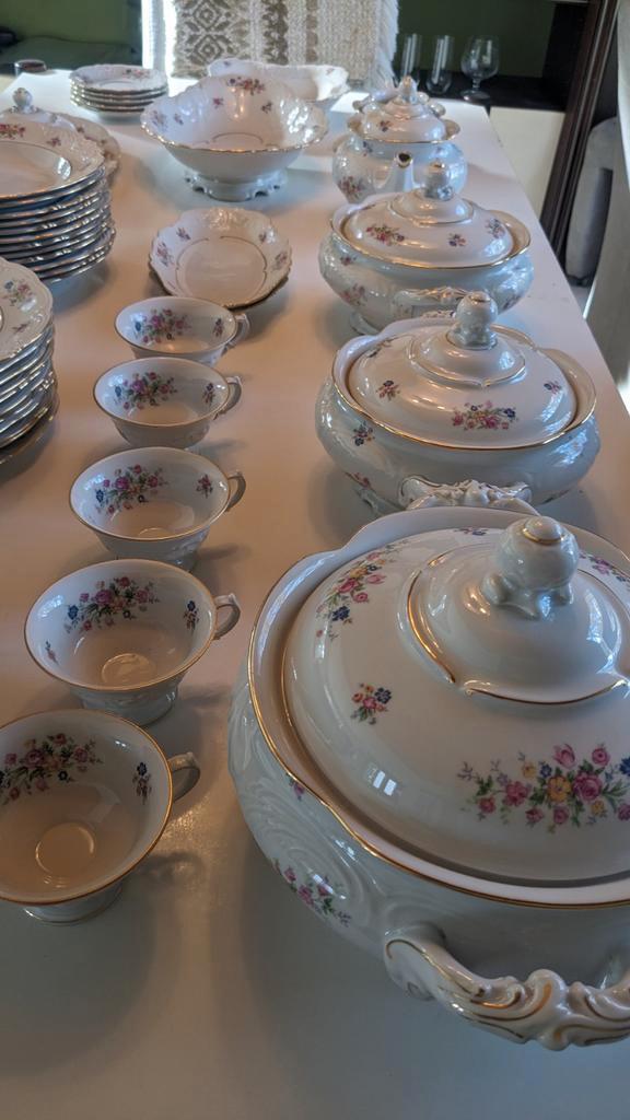 KPM Pools Porseleinen Servies, jaren '40, Huis en Inrichting, Keuken | Servies, Zo goed als nieuw, Compleet servies, Overige stijlen