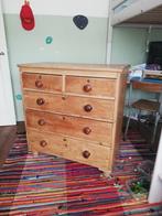 Charmante oude houten ladekast, Huis en Inrichting, Kasten | Ladekasten, Ophalen, Gebruikt, 50 tot 100 cm, 3 of 4 laden