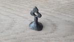 Bronzen lakstempel plm 1500 met afbeelding huismerk / vondst, Antiek en Kunst, Ophalen of Verzenden