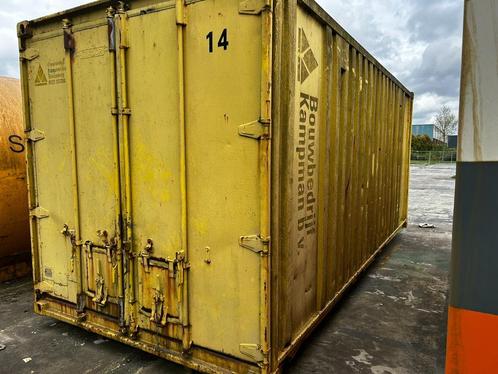 5x gebruikte 20Ft opslagcontainer / zeecontainer op sledes, Doe-het-zelf en Verbouw, Containers, Ophalen