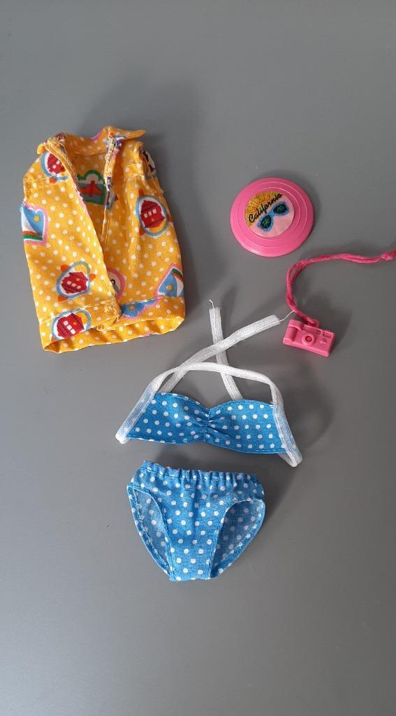 barbie California Dream 1987 vintage outfit, Kinderen en Baby's, Speelgoed | Poppen, Gebruikt, Barbie, Ophalen of Verzenden