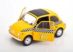 Solido 1:18 Fiat 500 L geel - N.Y.C Taxi 6A50 - New York Cit, Solido, -, Nieuw, Ophalen of Verzenden