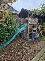 Twee Speelhuisjes, Kinderen en Baby's, Speelgoed | Buiten | Speeltoestellen, Ophalen of Verzenden, Gebruikt, Glijbaan