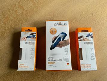 Steinel accu lijmpistool + Ultra Power & Crystal lijmsticks beschikbaar voor biedingen