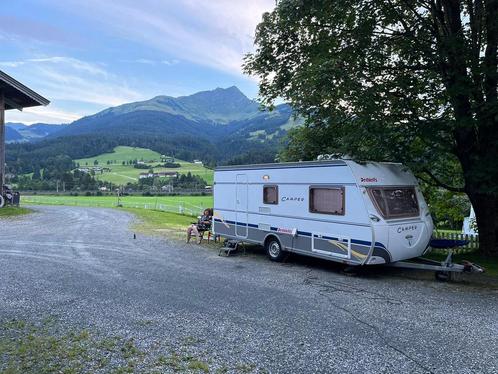 Dethleffs camper 510, 6 persoons, Caravans en Kamperen, Caravans, Particulier, meer dan 6, 1000 - 1250 kg, Treinzit, Dethleffs