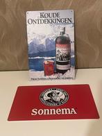Sonnema Berenburg Wandborden - 2 Stuks, Ophalen of Verzenden, Nieuw, Reclamebord