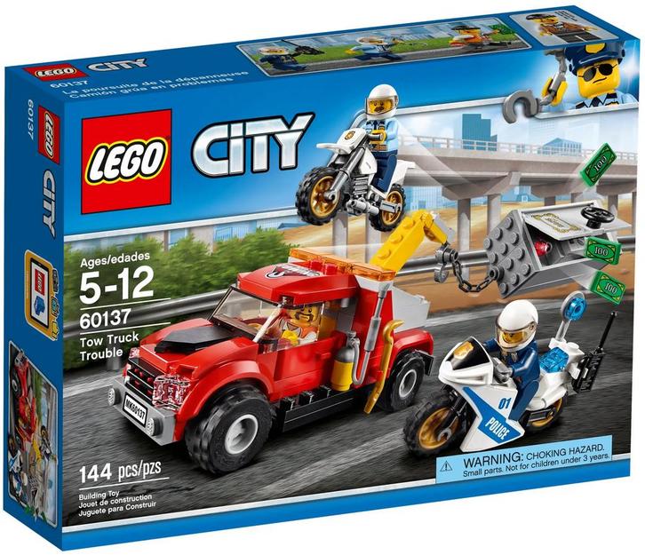 LEGO CITY 60137 -  Sleeptruck probleem, Kinderen en Baby's, Speelgoed | Duplo en Lego, Zo goed als nieuw, Lego, Complete set, Ophalen of Verzenden