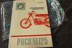 Puch M125 1971 bedienungs anleitung instructie boekje M 125, Motoren, Ophalen of Verzenden, Overige merken