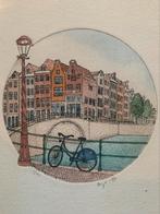 Kleurenets 1/100 , Reguliersgracht Amsterdam 1988, Ophalen of Verzenden