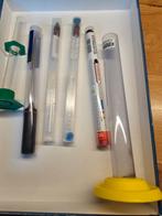 Bierbrouw set: 3x Hydrometer, 1x thermometer, maatglas, Ophalen of Verzenden, Gebruikt