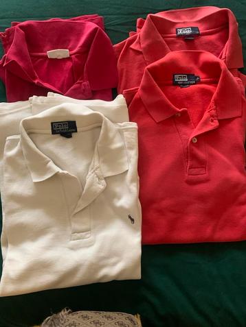 Polo's: 3 Polo Ralph Lauren & 1 Lacoste beschikbaar voor biedingen