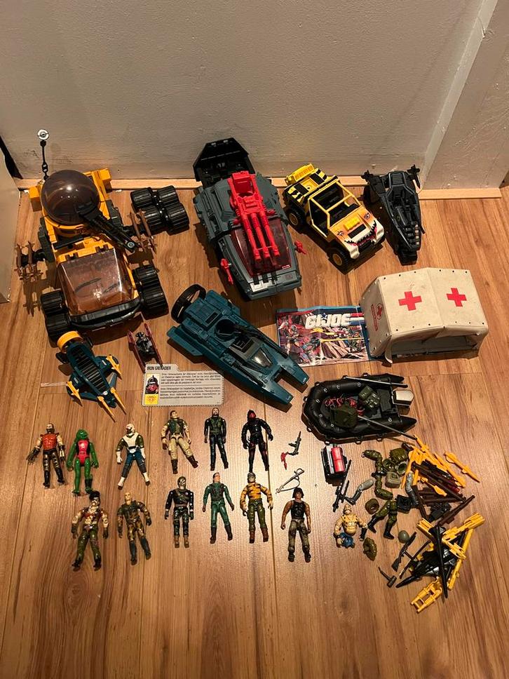 Vintage Gi Joe Gijoe Speelgoed Collectie, Kinderen en Baby's, Speelgoed | Actiefiguren, Gebruikt, Ophalen of Verzenden
