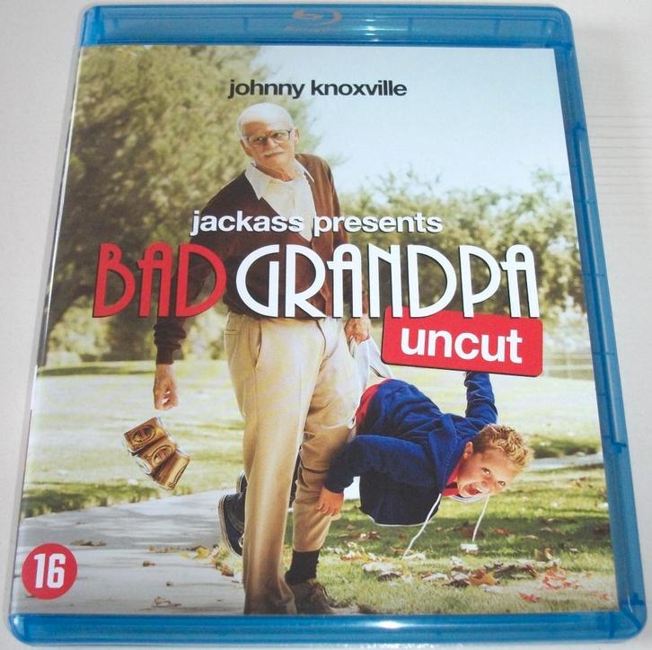 Blu-Ray *** BAD GRANDPA *** Uncut Version, Cd's en Dvd's, Blu-ray, Zo goed als nieuw, Humor en Cabaret, Ophalen of Verzenden
