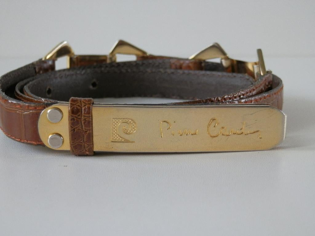 Pierre Cardin riem. Vintage, Kleding | Dames, Riemen en Ceinturen, Zo goed als nieuw, Tailleriem, 90 tot 100 cm, Minder dan 3 cm