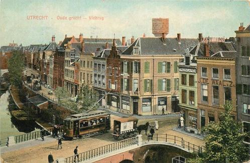 (701-172-037) Utrecht Oude Gracht Viebrug, Verzamelen, Ansichtkaarten | Nederland, Utrecht, Verzenden