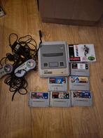 Super Nintendo snes, Spelcomputers en Games, Ophalen of Verzenden, Zo goed als nieuw, Met 2 controllers, Met games