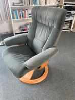 Comfortabele Stressless Fauteuil, Ophalen, Gebruikt, Hout, 75 tot 100 cm