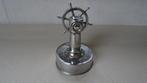 Vintage verchroomde sigarensnijder in vorm van stuurwiel, Verzamelen, Rookartikelen, Aanstekers en Luciferdoosjes, Ophalen of Verzenden