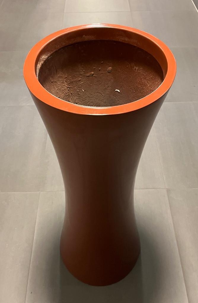 Plantenpot hoogglans, Tuin en Terras, Bloempotten, Zo goed als nieuw, Kunststof, Binnen, Balkon, Tuin, 70 cm of meer, 25 tot 40 cm