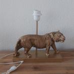 Gouden Tafellamp Leeuw/Tijger, Huis en Inrichting, Ophalen, Zo goed als nieuw, Minder dan 50 cm