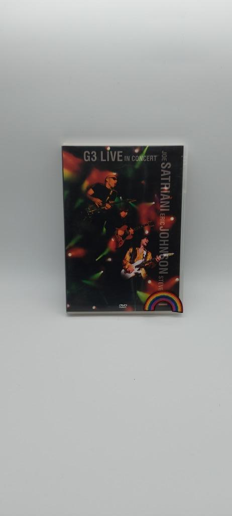 G3 Live in Concert, Satriani. johnson and Vai DVD, Cd's en Dvd's, Dvd's | Muziek en Concerten, Zo goed als nieuw, Muziek en Concerten