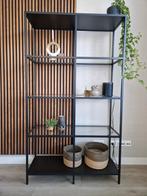 IKEA VITTSJÖ Kast/Stellingkast Zwart 100x175cm, Ophalen, Zo goed als nieuw