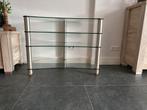 Moderne glazen tafel in 4 delen, Huis en Inrichting, 50 tot 100 cm, Ophalen of Verzenden, 50 tot 75 cm, Glas