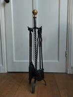 Haardstel met gereedschap In goede staat, weinig gebruikt., Ophalen, Zo goed als nieuw