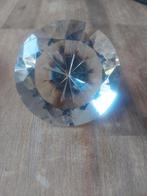 Diamant vormig kristal 8 cm. Decoratief, Nieuw, Ophalen of Verzenden