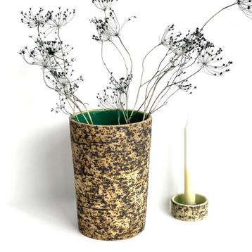 XL vintage keramiek berkenbast PLANTENPOT of VAAS MidCentury beschikbaar voor biedingen