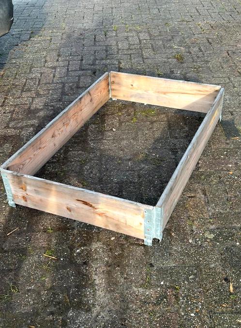 Pallet rand palletranden, Tuin en Terras, Bloembakken en Plantenbakken, Zo goed als nieuw, Hout, Balkon, Rechthoekig, Ophalen