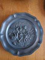 Tinnen Bordjes - Decoratief 2 stuks, Antiek en Kunst, Antiek | Tin, Ophalen of Verzenden