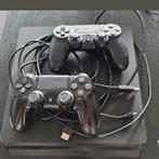 Ps 4 + 2 controllers, Spelcomputers en Games, Spelcomputers | Sony PlayStation 4, Ophalen of Verzenden, Gebruikt, Met 2 controllers