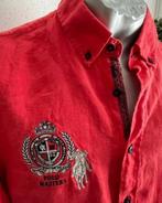Van Santen & van Santen overhemd maat L [nr1], Kleding | Heren, Ophalen of Verzenden, Zo goed als nieuw, Rood, Halswijdte 41/42 (L)