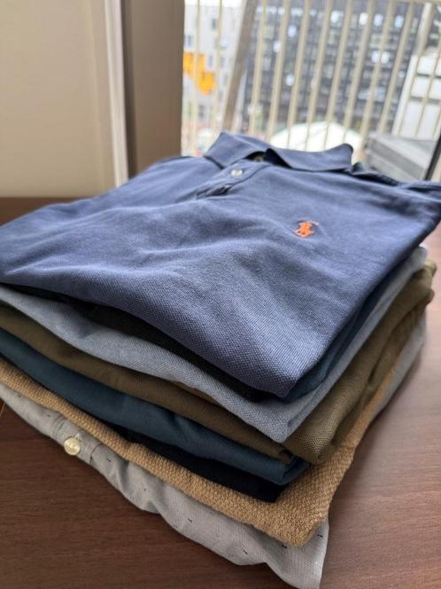Luxe selectie polo's, o.a. Ralph Lauren en Lacoste, Kleding | Heren, Polo's, Gedragen, Maat 52/54 (L), Blauw, Ophalen of Verzenden