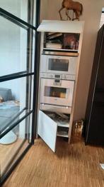 Bulthaup hoge keukenkast b1 voor ovens ivoorkleurig, Ophalen, Zo goed als nieuw, 25 tot 50 cm