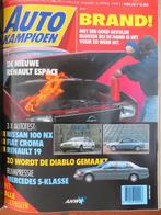 Autokampioen 7 1991 Nissan 100NX, Renault Espace, Citroën ZX, Ophalen of Verzenden, Nieuw, Citroën