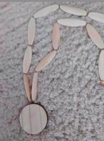 Manouk - koordketting met hanger van schelp, Sieraden, Tassen en Uiterlijk, Met hanger, Overige kleuren, Verzenden, Nieuw