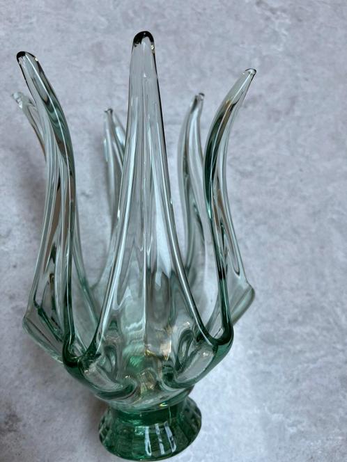 Prachtige murano glas open tulpvaas, Antiek en Kunst, Antiek | Glas en Kristal, Ophalen of Verzenden