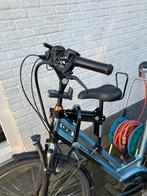 Fietszitje (zadeltje) met steunen voor op damesfiets, Fietsen en Brommers, Fietsaccessoires | Fietsstoeltjes, 22 t/m 36 kg, Voorzitje