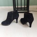 CS Designer Berlin Suède Enkellaarsjes | maat 34, Zwart, Lage of Enkellaarzen, CS Designer Berlin, Ophalen of Verzenden